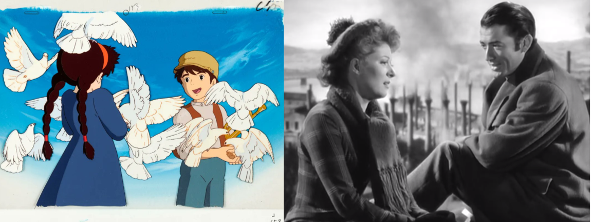 The main characters from Castle in the Sky and The Valley of Decision