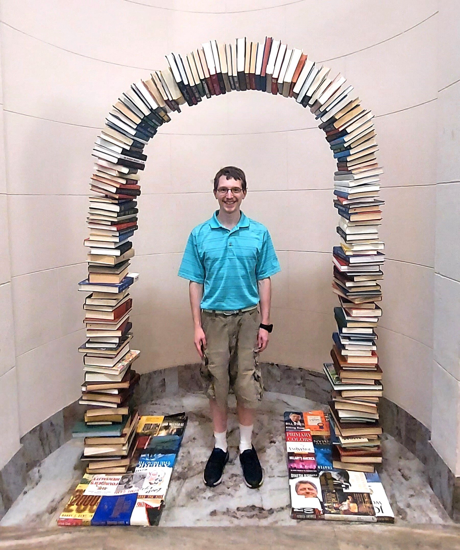 Me with books middle brighter